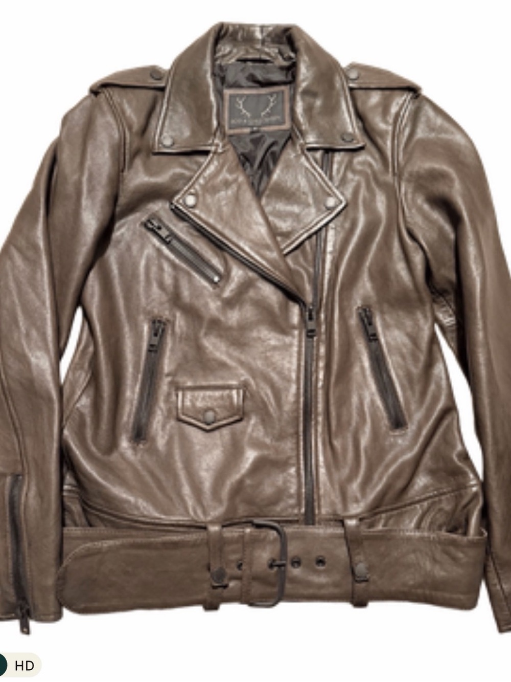 Bod & Christensen Brown Leather Jacket
